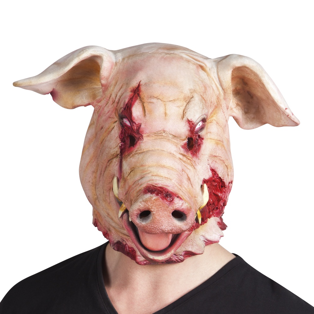Maske blutiges Schwein LATEX
