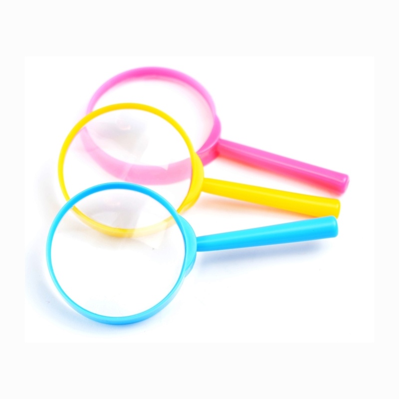 Lupe 3 Farben sortiert (Ø 6 cm)
