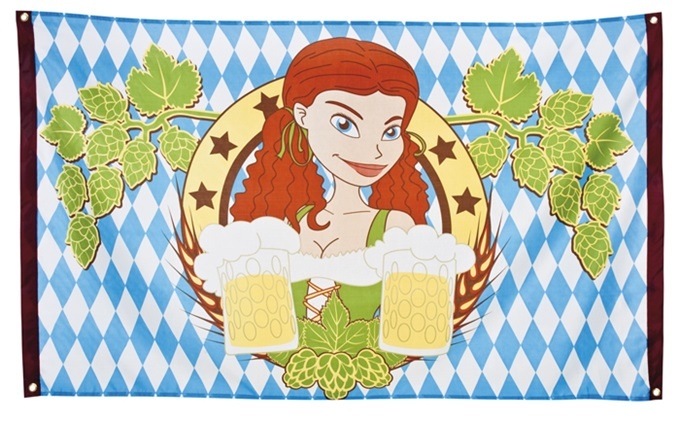 Banner Bier Party ca 90 x 150 cm