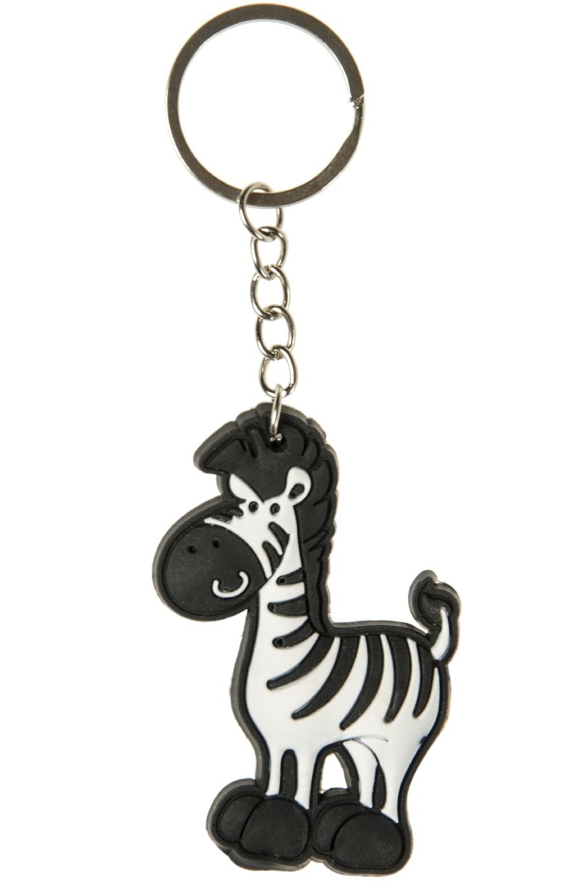 Zebra an Schlüsselanhänger