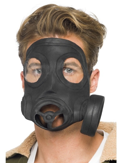 Maske Gas Maske schwarz