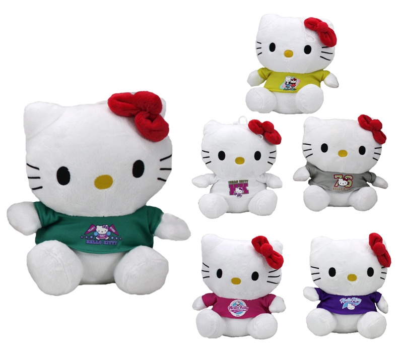 Hello Kitty 6-fach sortiert ca 25cm - Heinemann Großhandel