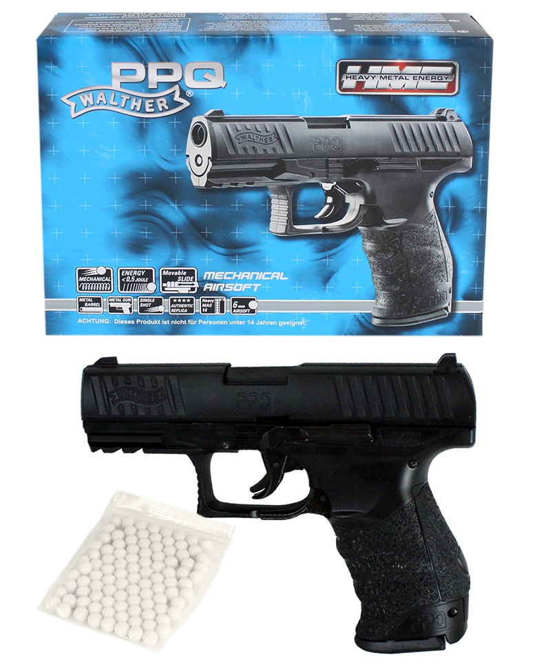 Walther PPQ HME Softairpistole Metall - ca 18cm