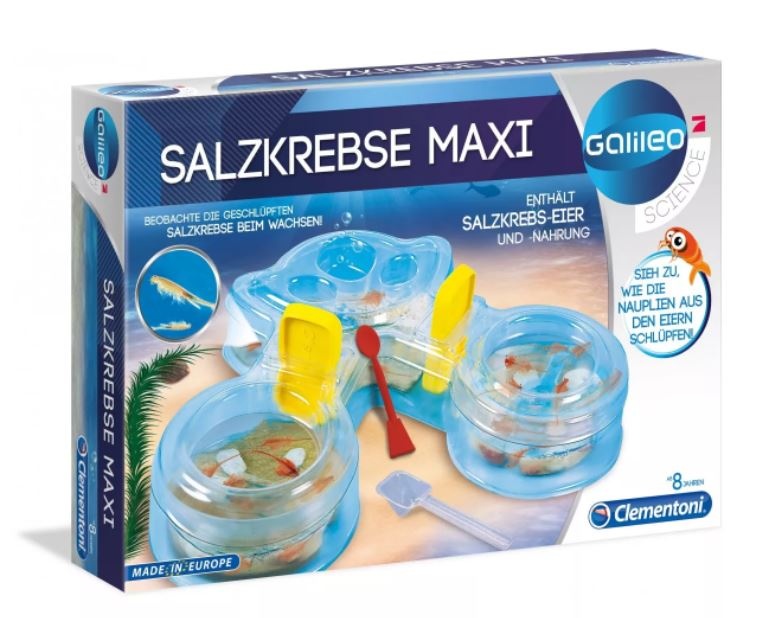 Clementoni Galileo Science Experimentierkasten Salzkrebse