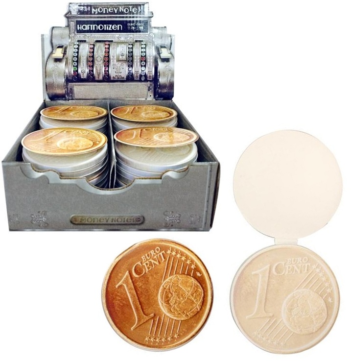 MONEY NOTES Sticky Block im 1 Cent Design 45 Blatt  ca 7,5cm