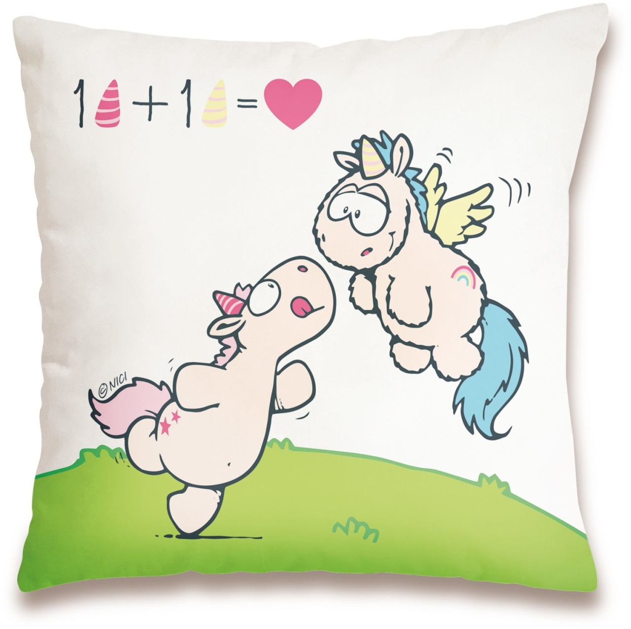 Nici 41882 - Kissen 1+1=, 37 x37 cm