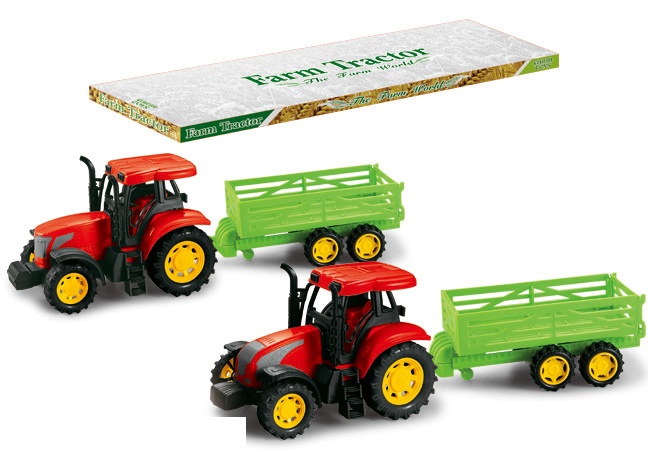 Traktor mit Anhänger ca 31,5cm