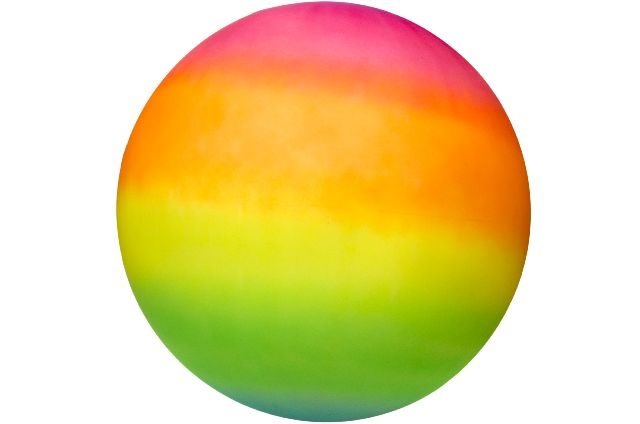 Ball Jumbo in Regenbogenfarben ca 40 cm