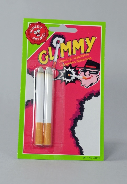 Glimmy-Zigaretten - 2 Stück auf Karte