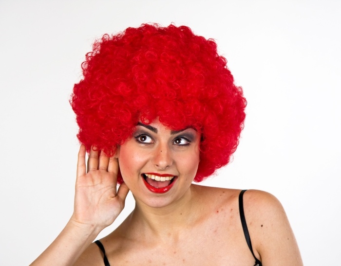 Hair-Perücke, rot