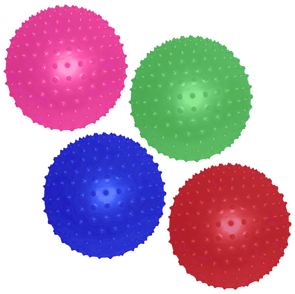 Stachelball Noppenball Massageball 4-farbig sortiert ca 25cm