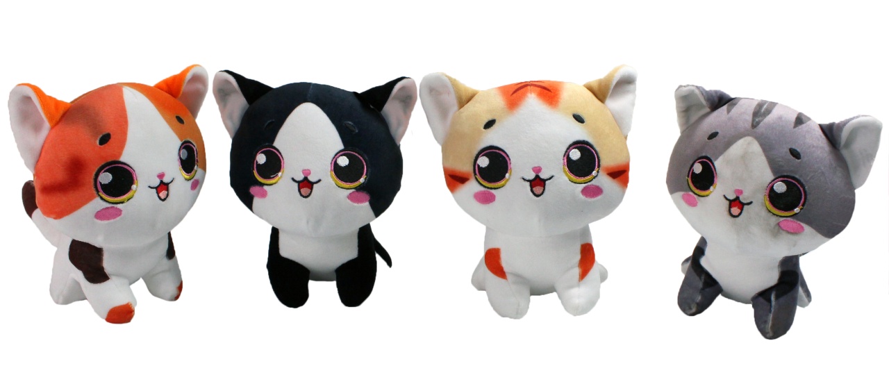 Katze 4-fach sortiert ca 20cm