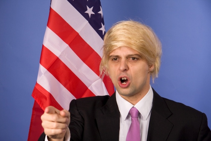 Perücke Donald Trump, blond