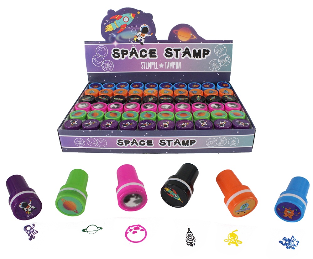 Stempel Weltraum Space sortiert  ca 3,5 x 2,5 cm