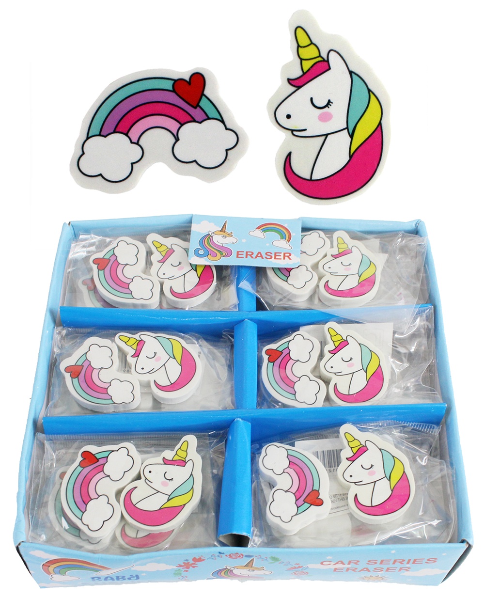 Radiergummi Einhorn regenbogen ca 3,5cm