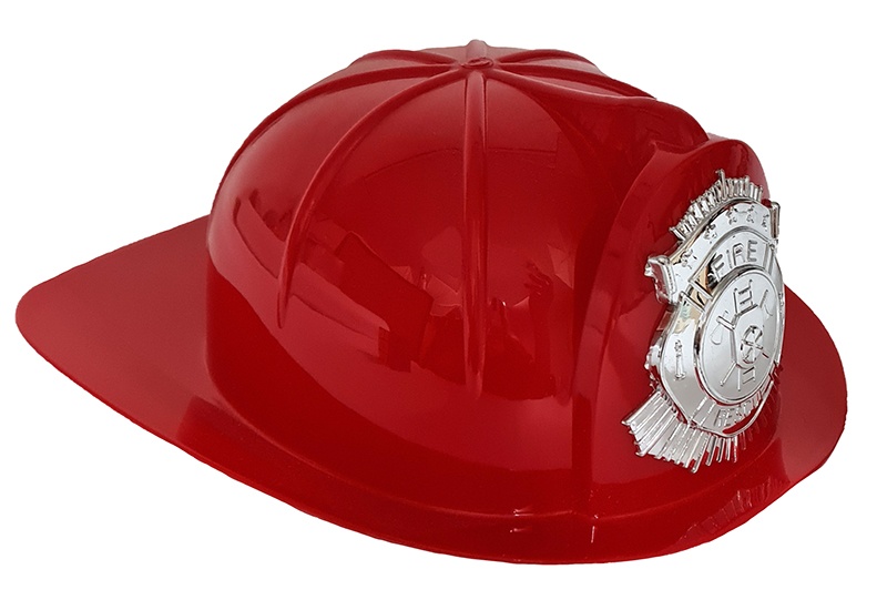 Feuerwehrhelm für Kinder rot