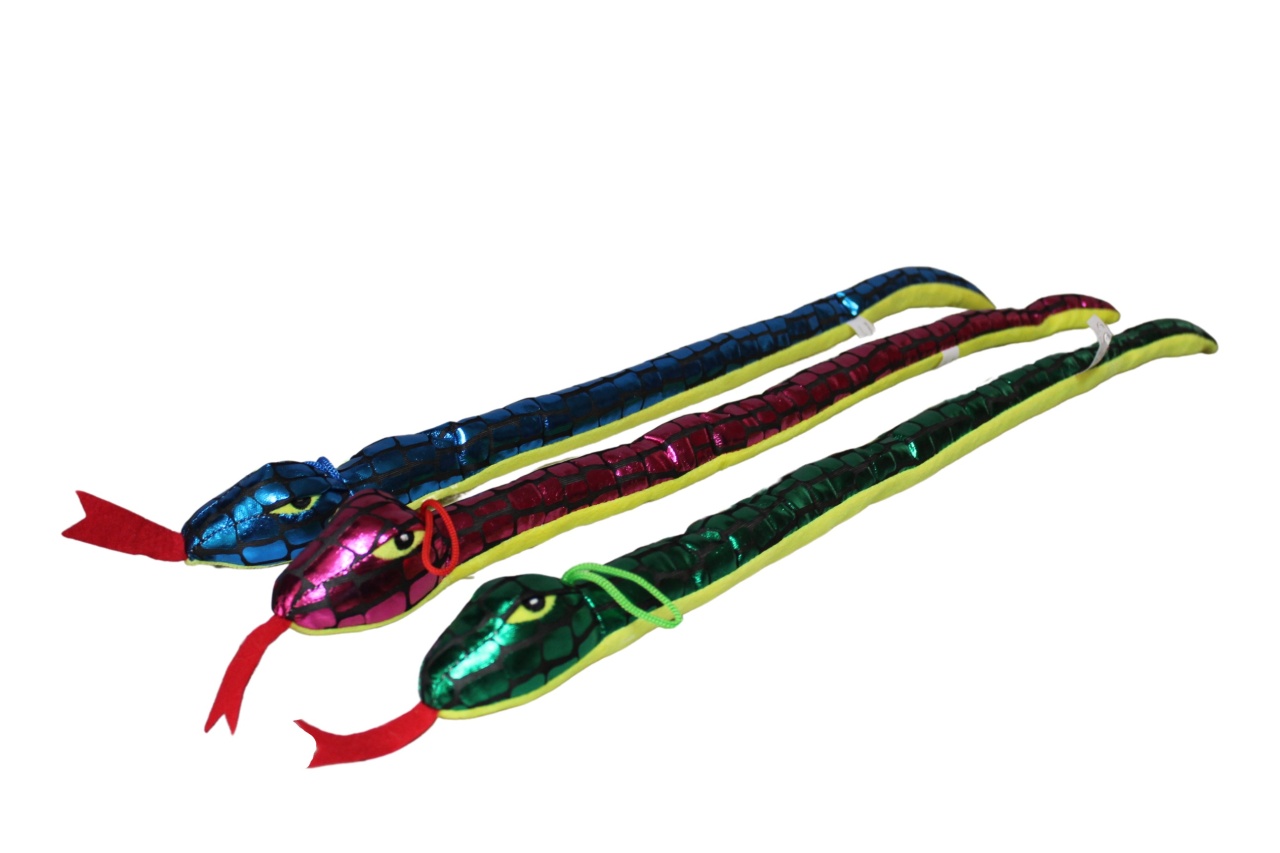 Schlange 3 Farben sortiert ca  60 cm