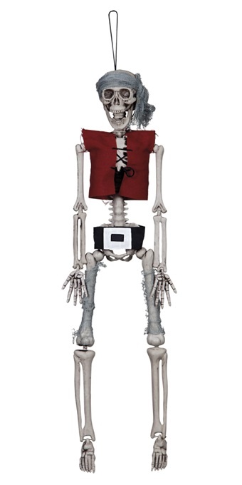 Skelett Pirat ca 42 cm