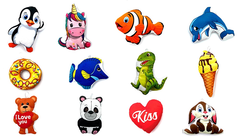 Plüschtiersortiment 12 fach sortiert ca 17-18 cm