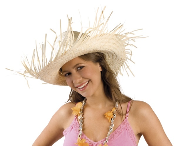 Hut Strohhut  Karibik Sommerfeeling 55 cm