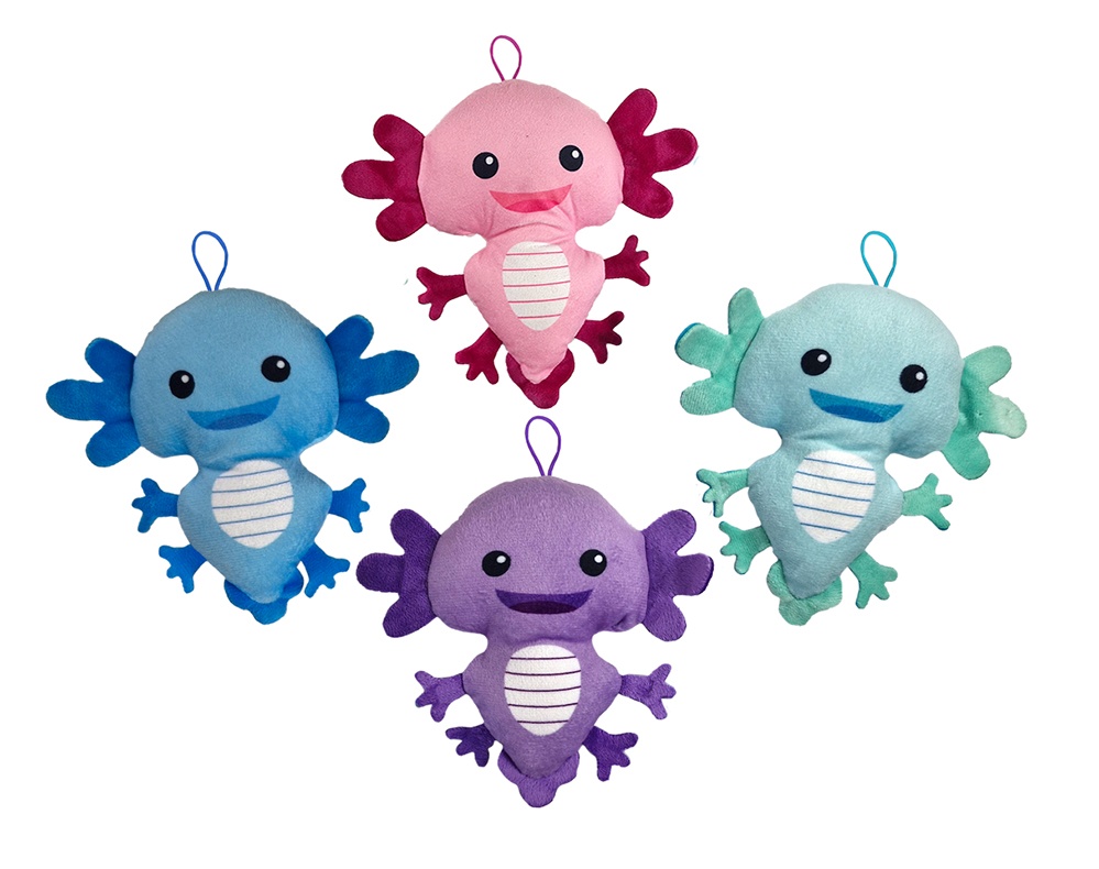 Axolotl 4 Farben sortiert ca 16cm