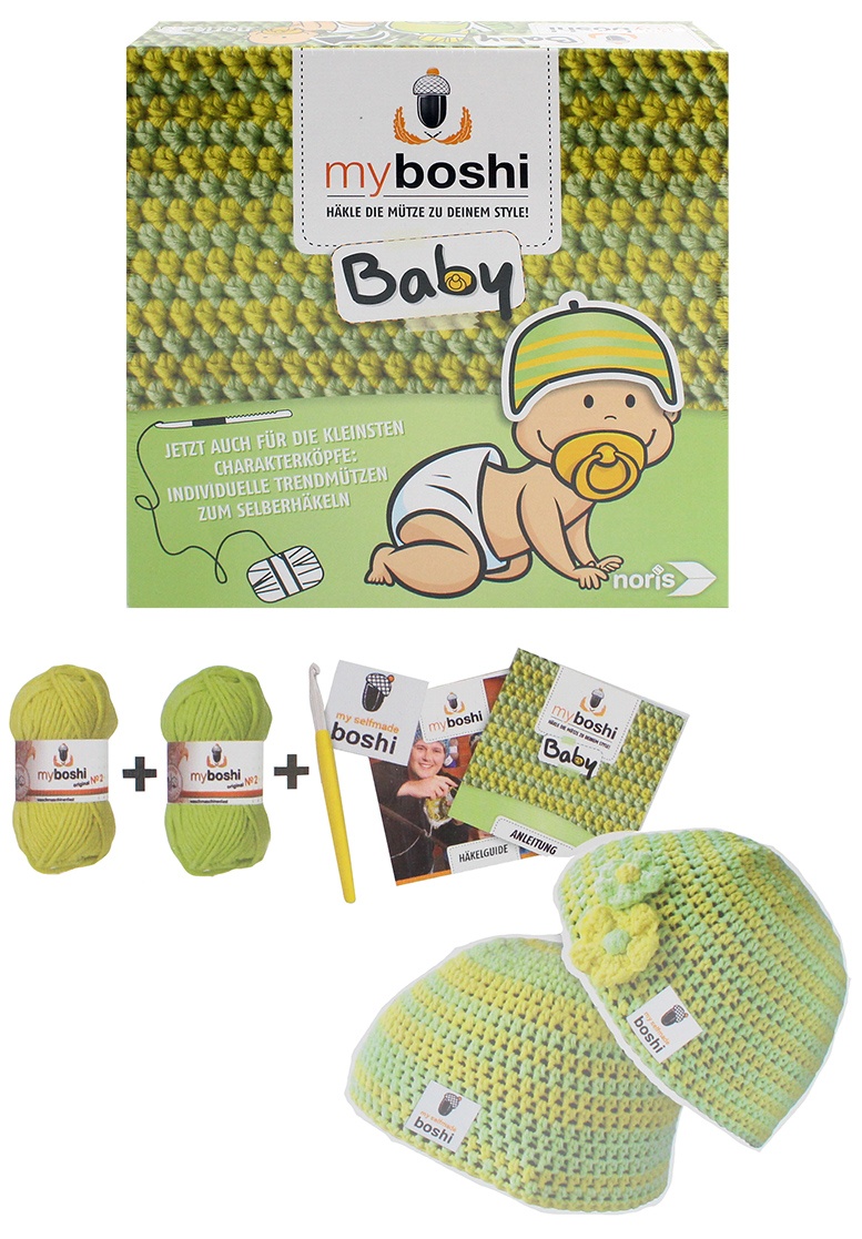 Noris Spiel Myboshi Baby, Häkel-Set Yamamogli/Iwaki