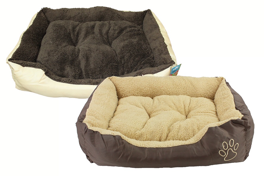 Schlafkorb Hundebett  2-fach sortiert - ca 61x48x18cm