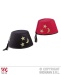 Fez Hut aus Filz - rot und schwarz sortiert