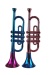 Trompete metallic 2 Farben sortiert ca 33 cm