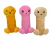 Plüsch Penis mit Gesicht 3-fach sortiert ca 18 cm