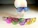 Spaßbrille Atzenbrille metallic 6-fach sortiert ca 15 cm