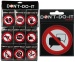 DON'T - DO-IT  Sticker 9 fach sortiert - ca 70 mm