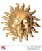 Maske Sonne aus Plastik - ca 31x31cm