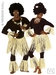 Kostüm - Zulu-Häuptlingsoutfit Raffia
