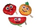 Frucht mit Gesicht 3-fach sortiert ca 12 - 15 cm