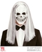 Maske Totenkopfmaske mit Haaren