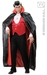 Kostüm - Cape satin rot/schwarz ca 158cm