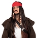 Perücke - Pirat mit Bandana,Schnurrbart und Bart