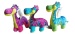 Dinosaurier 3 Farben sortiert ca 25cm