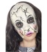 Maske zerstörte Horror Puppe  Halbmaske
