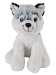 Husky Hund mit Glitzeraugen caa 26cm